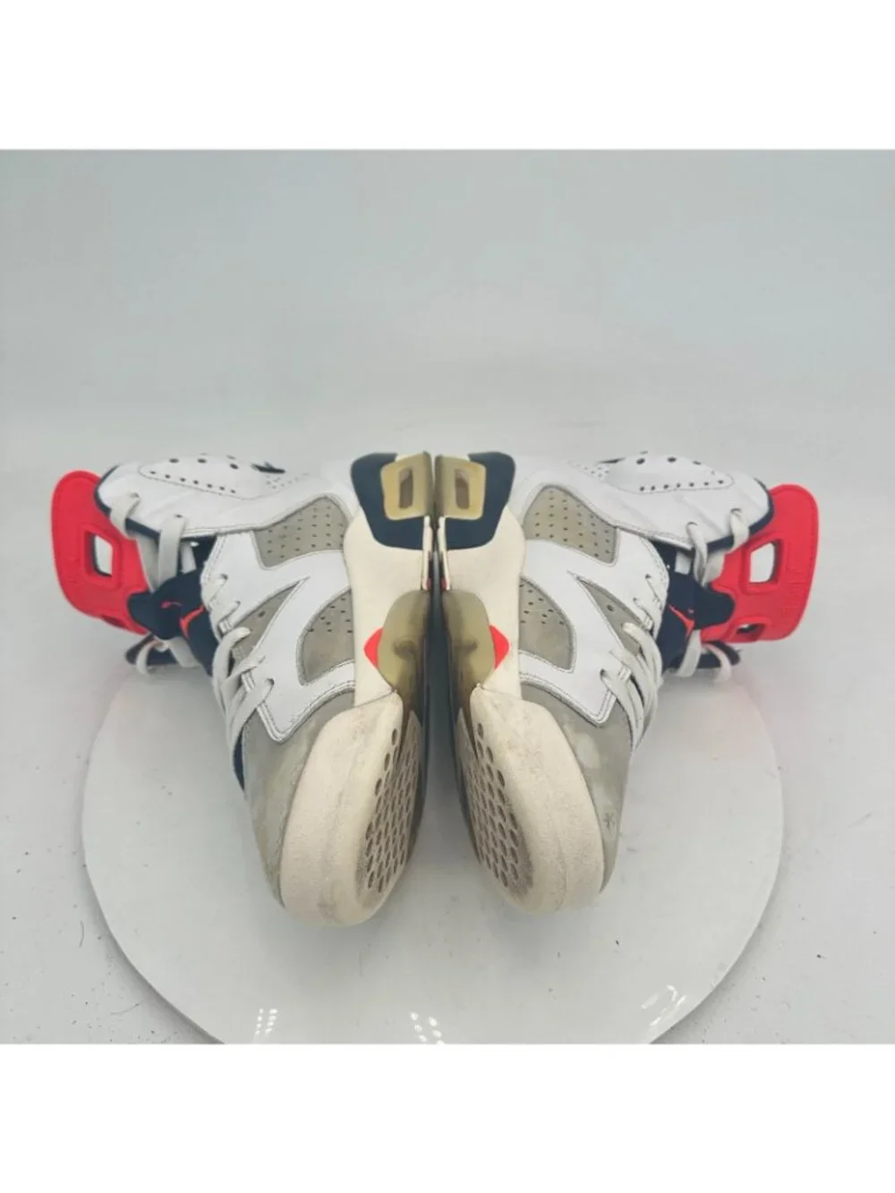 Nike Air Jordan VI 6 retro Men Size 8.5 38466 Tinker White Infrared Shoes